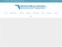 Tablet Screenshot of destin-realestate.com